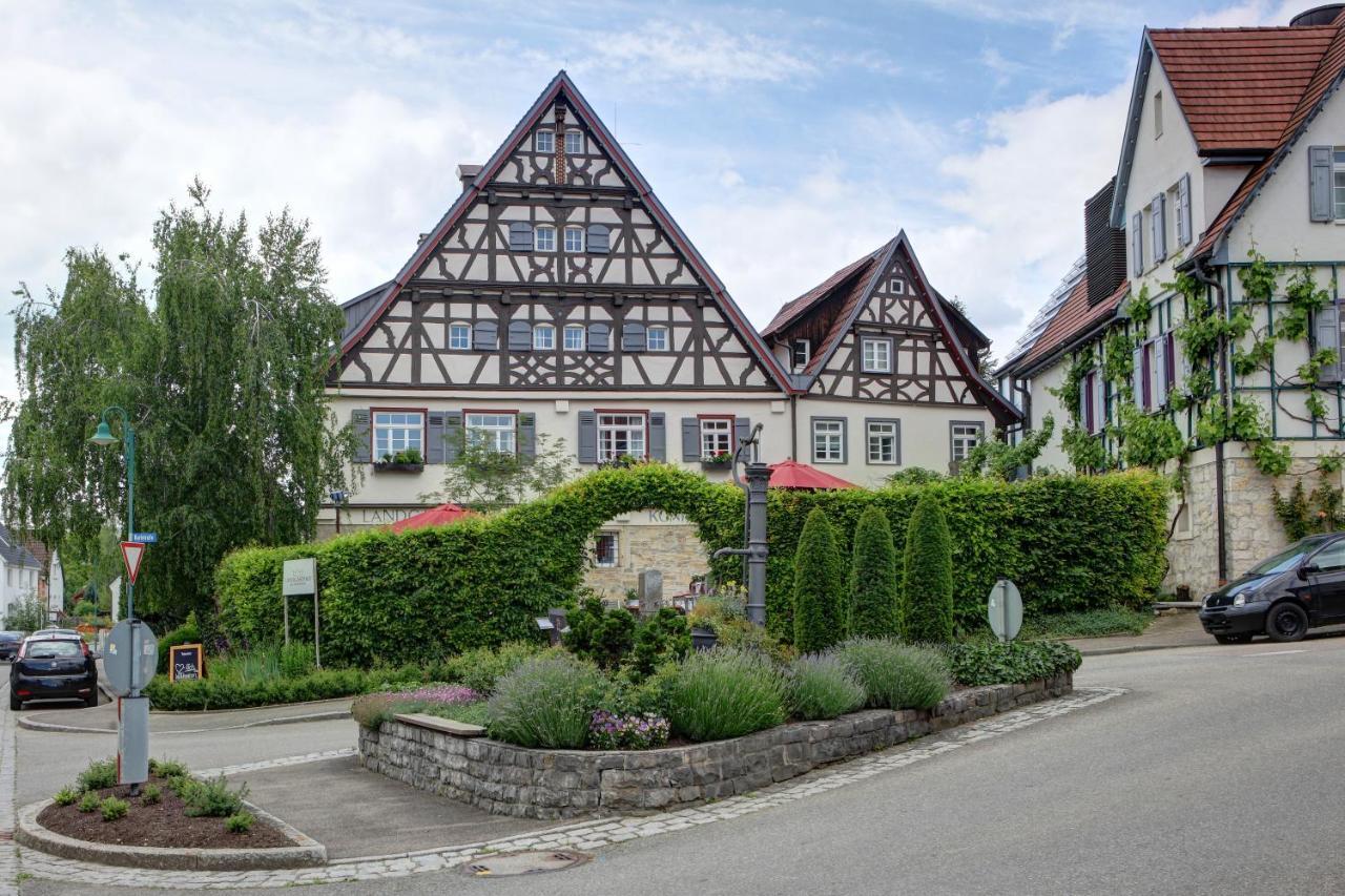 Landgasthof Am Koenigsweg Ohmden 外观 照片